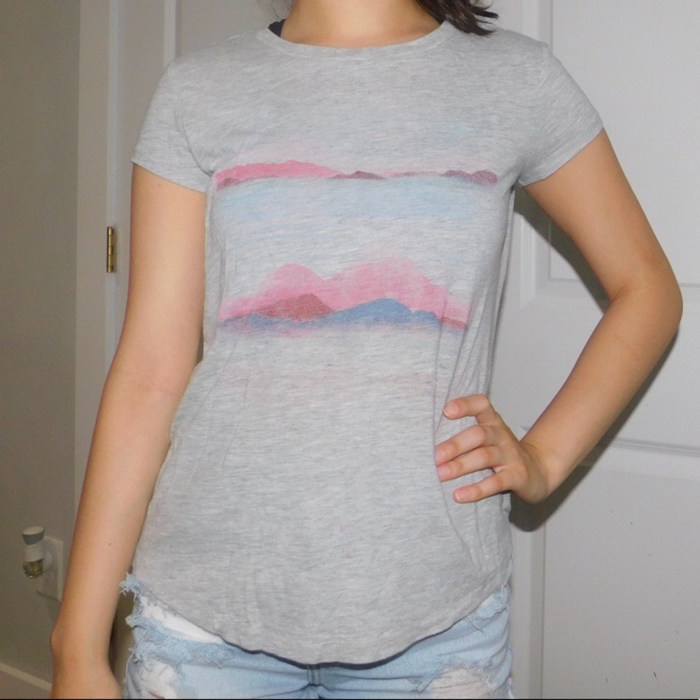 XSmall Aeropostale gray top